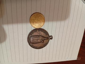 medaglia religiosa vintage 