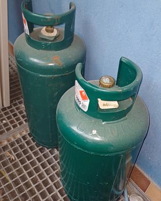 4 bombole gas vuote da 10 kg 
