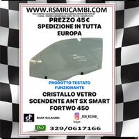 CRISTALLO VETRO SCENDENTE ANT SX SMART FORTWO 450