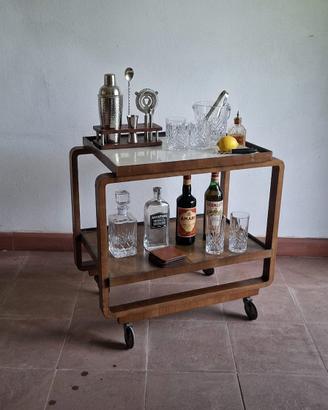 Mobile Bar Mid Century Vintage