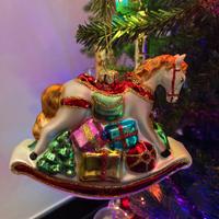 Addobbo per albero di natale in vetro soffiato