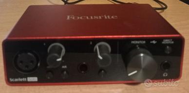 Scheda audio - focus rite (Scarlett solo)