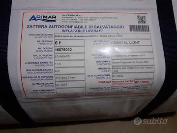 Zattera autogonfiabile per 6 persone