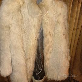 Pelliccia vintage in pelle vera di volpe 