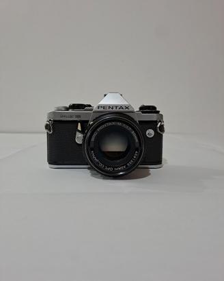 PENTAX ME Super + flash Sunpak
