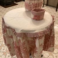 Set provenzale: tovaglia, paralume e cestino