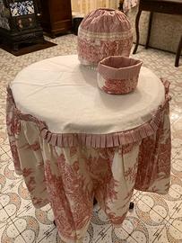 Set provenzale: tovaglia, paralume e cestino