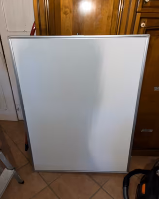 Lavagna bianca magnetica 90x120 double-side