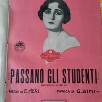 antico spartito musicale 