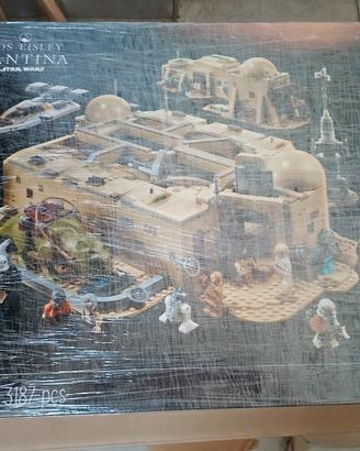 lego star wars 75290 cantina mos eisley sigillato 