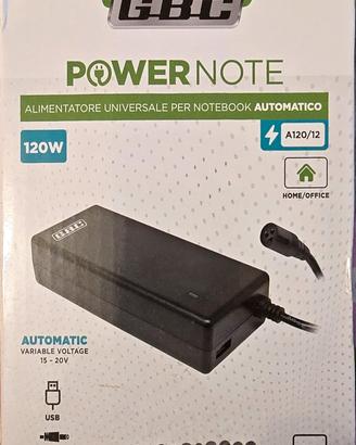 Alimentatore universale per notebook automatico