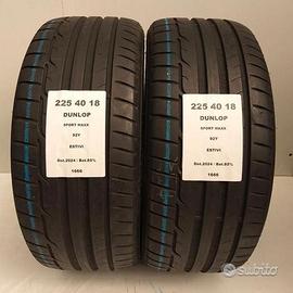 2 gomme 225 40 18 dunlop a1666