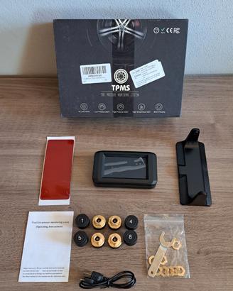 Kit monitoraggio pressione pneumatici 8 sensori
