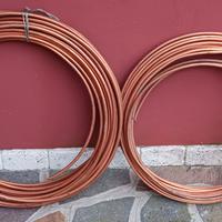 2 rotoli di tubo in rame da 12 e da 10 mm (19,5kg)