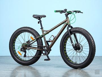 Fat Bike 26" Grigio Satinato - Cambio Shimano