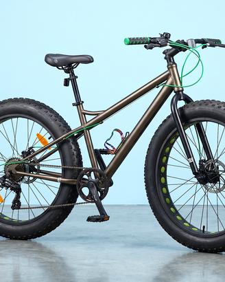 Fat Bike 26" Grigio Satinato - Cambio Shimano