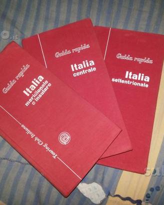 TOURING CLUB ITALIANO GUIDA RAPIDA 1959 - 3 Volumi