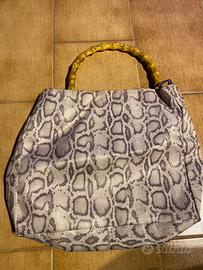 Borsa effetto pitone e borsa Maria bruni