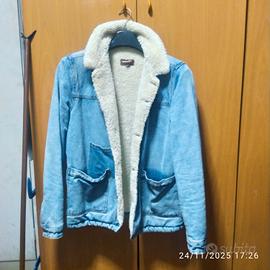 Giubbotto jeans imbottito