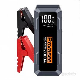 avviatore emergenza batteria  torcia powerbank 