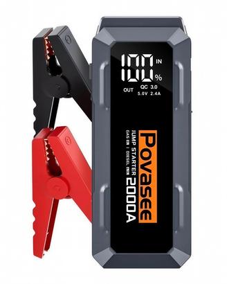 avviatore emergenza batteria  torcia powerbank 