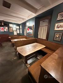 3 Giropanche a “C” con tavoli – Arredo da PUB