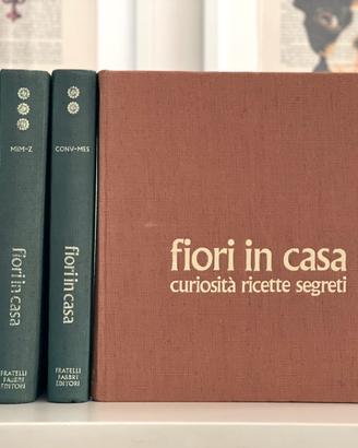 Set completo 4 volumi FIORI IN CASA Vintage 1972