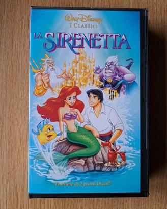 La Sirenetta Vhs videocassetta edizione set 1991