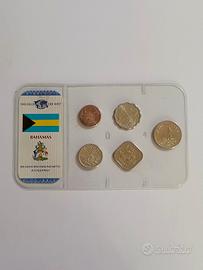 Raro set monete FDC - Bahamas