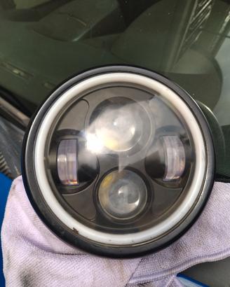 faro led Custom  con  calotta
