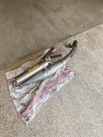 Marmitta minarelli orizzontale arrow titanium