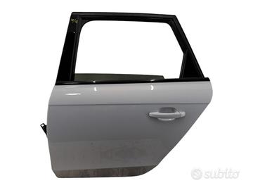 Porta posteriore sinistra bianca Audi A4 B8 2015