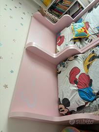 Letti allungabili rosa Busunge Ikea