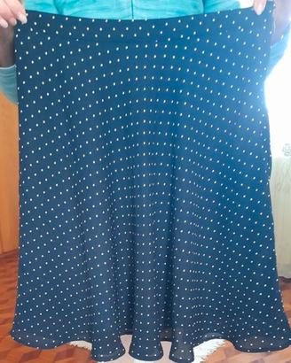 Gonna H&M a pois blu e bianchi