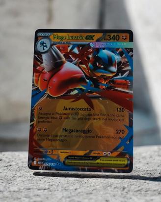 Carta Pokémon Mega Lucario Ex Originale 