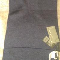 SCIARPA NEROGIARDINI BLU Bicolore lana