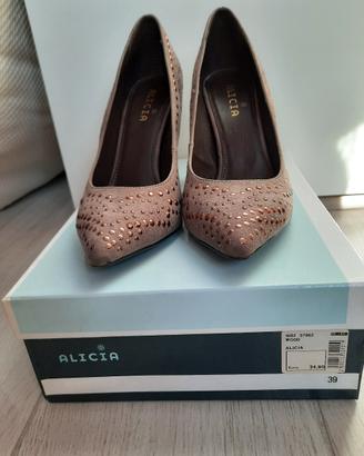 Décolleté donna tortora