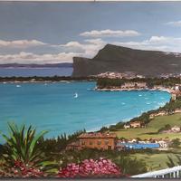Dipinto Rocca di Manerba - Lago di Garda