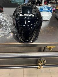 Casco jet ls2 total black