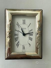 Orologio da tavolo in argento 925