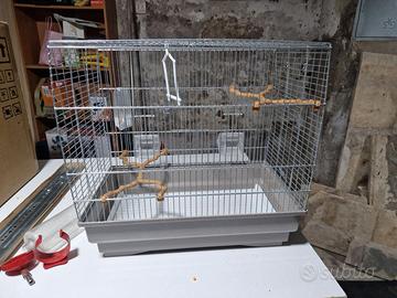 Gabbia per pappagalli e uccellini