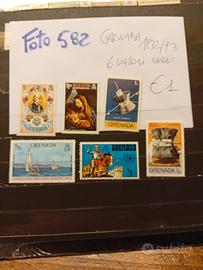 Seconda parte di francobolli di paesi diversi 