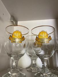 4 calici/bicchieri di birra Grimbergen