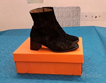 Stivaletti donna camoscio neri 37/38