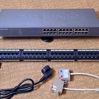 Switch TP Link e patch panel