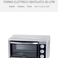 Fornetto Ariete 30 lt Bon Cuisine 300