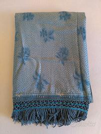 Tessuto anni '70 carta da zucchero argento