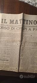 giornale IL MATTINO 