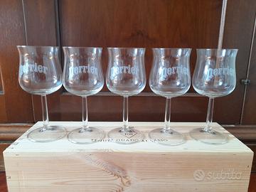 Bicchieri Perrier vintage