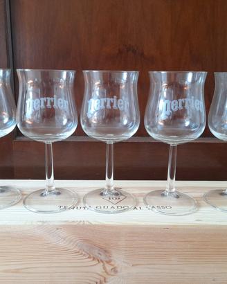 Bicchieri Perrier vintage